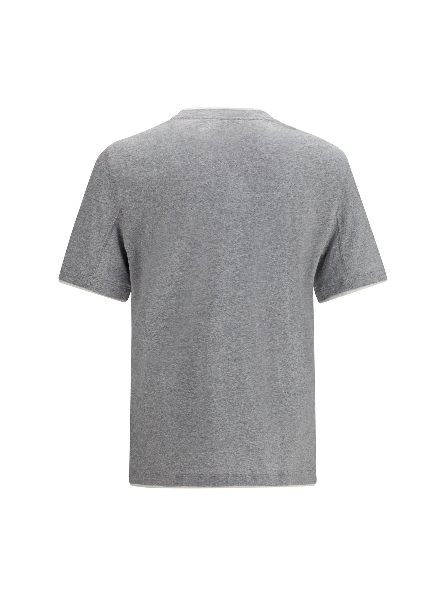 Brunello Cucinelli Men Short-Sleeve Cotton T-Shirt BRUNELLO CUCINELLI