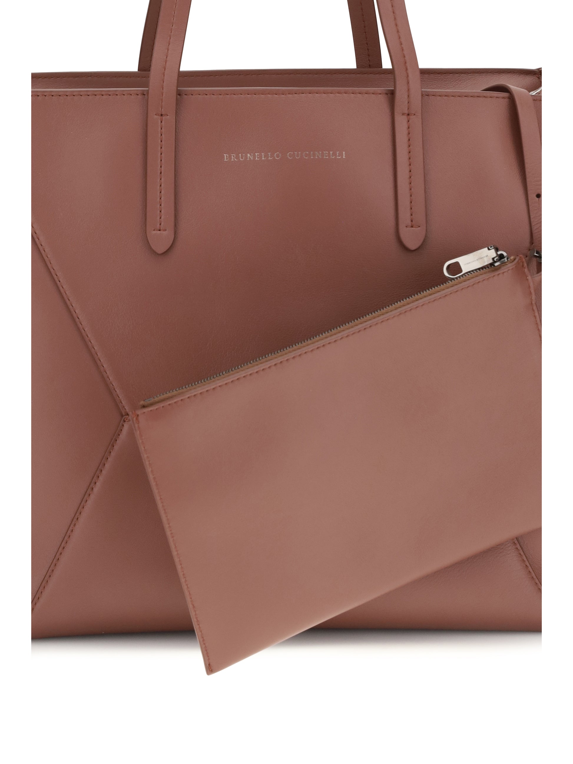 Brunello Cucinelli Women Leather Tote Bag BRUNELLO CUCINELLI