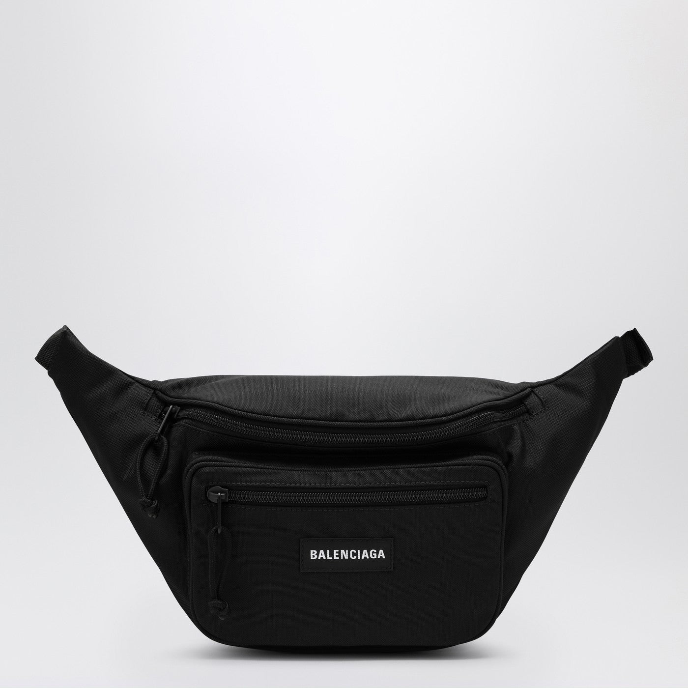 Balenciaga Explorer Black Nylon Belt Bag With Logo Men BALENCIAGA