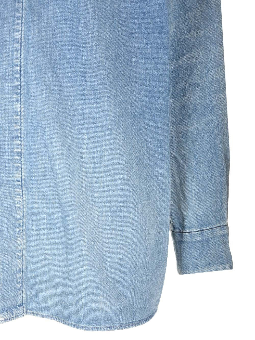 Fear Of God Men "Vented" Denim Shirt FEAR OF GOD