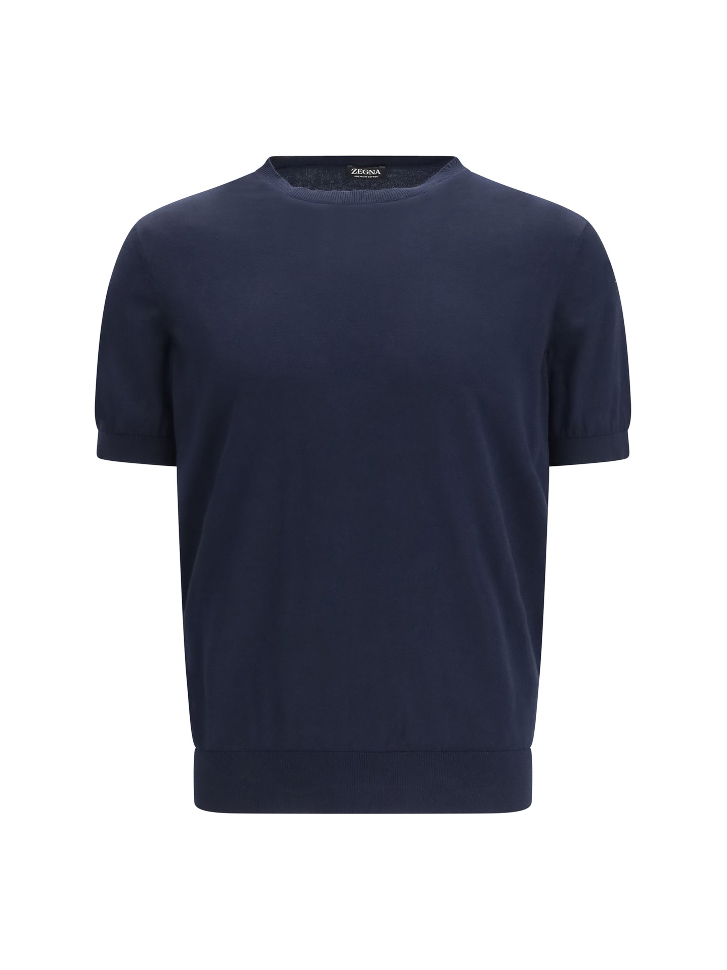 Zegna Men Short-Sleeved Knit T-Shirt ZEGNA