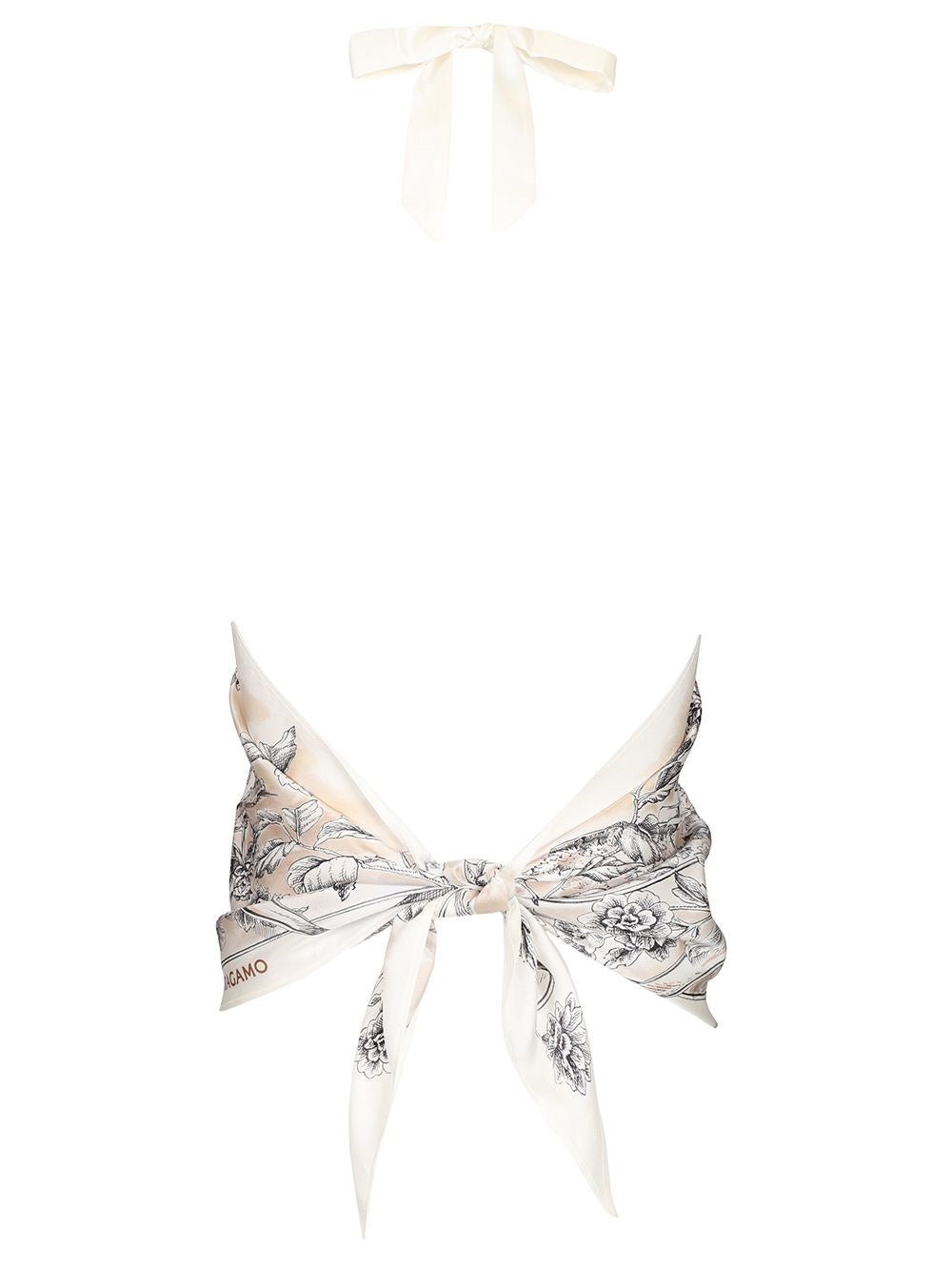 Ferragamo Women Top Foulard With Ethnic Print FERRAGAMO