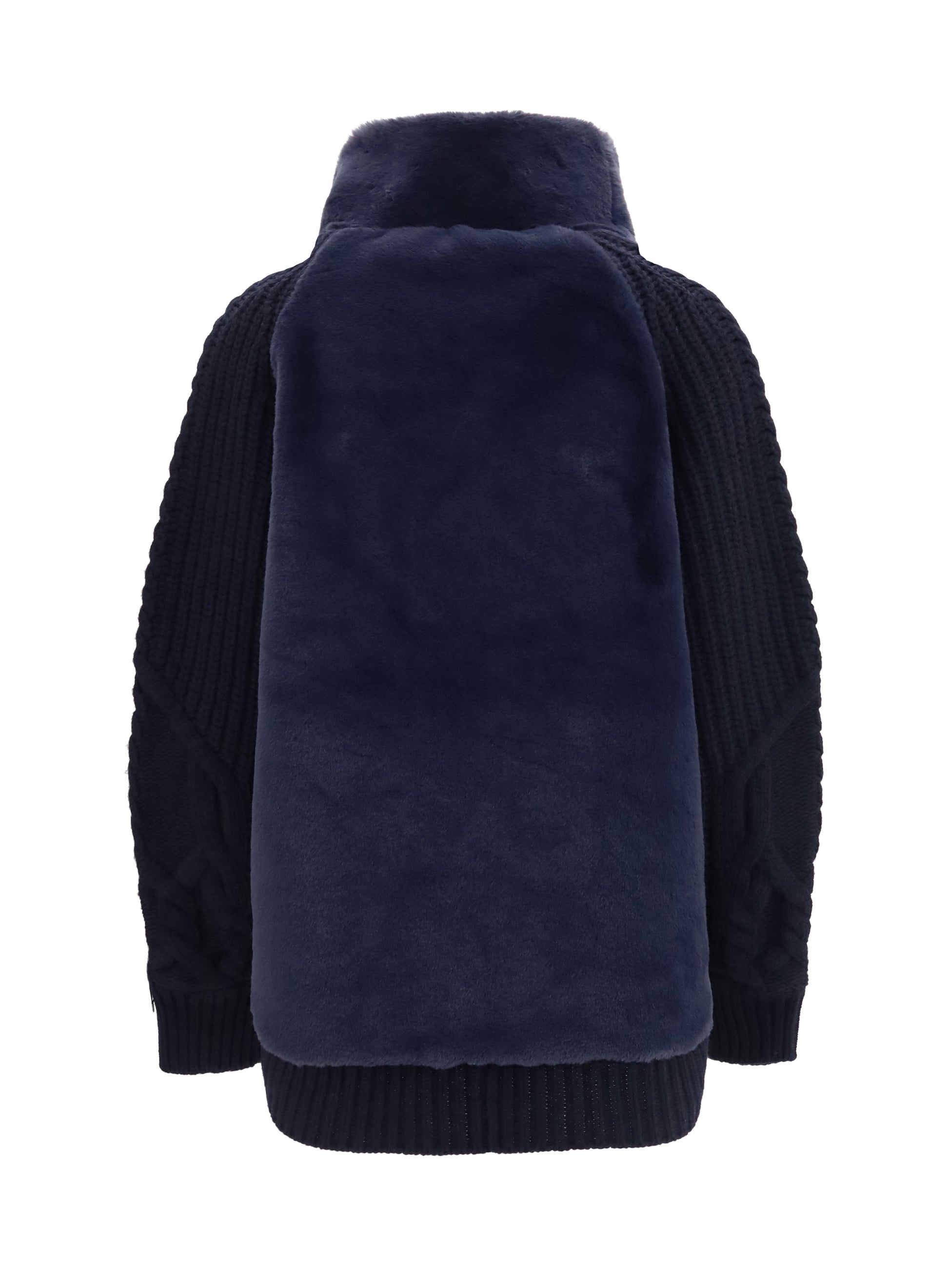 Herno Women High-Neck Fur Jacket HERNO