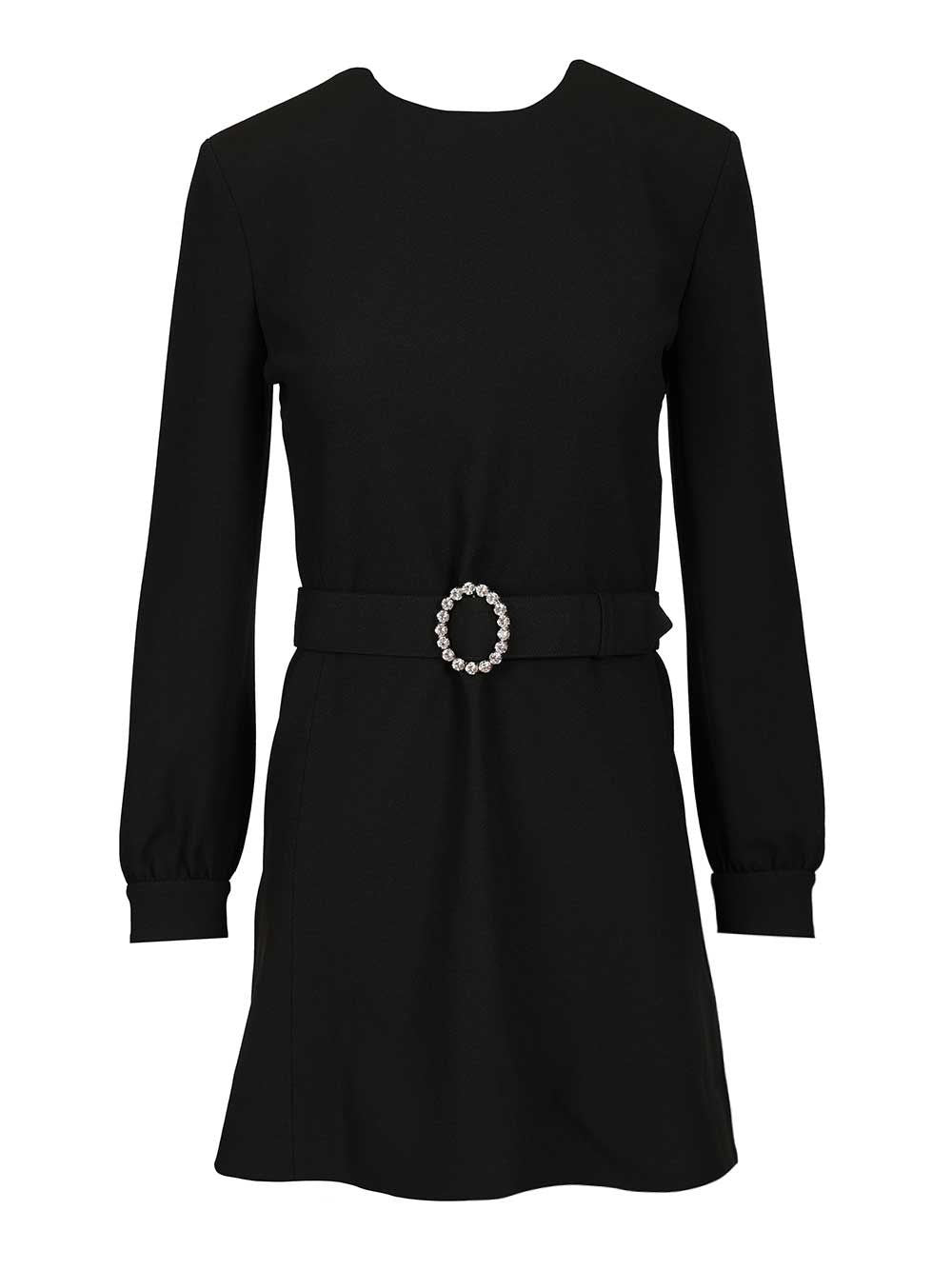 Saint Laurent Women Mini Dress In Sable