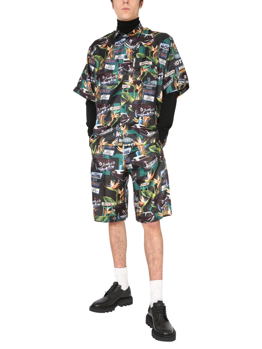 Givenchy Men Silk Bermuda GIVENCHY