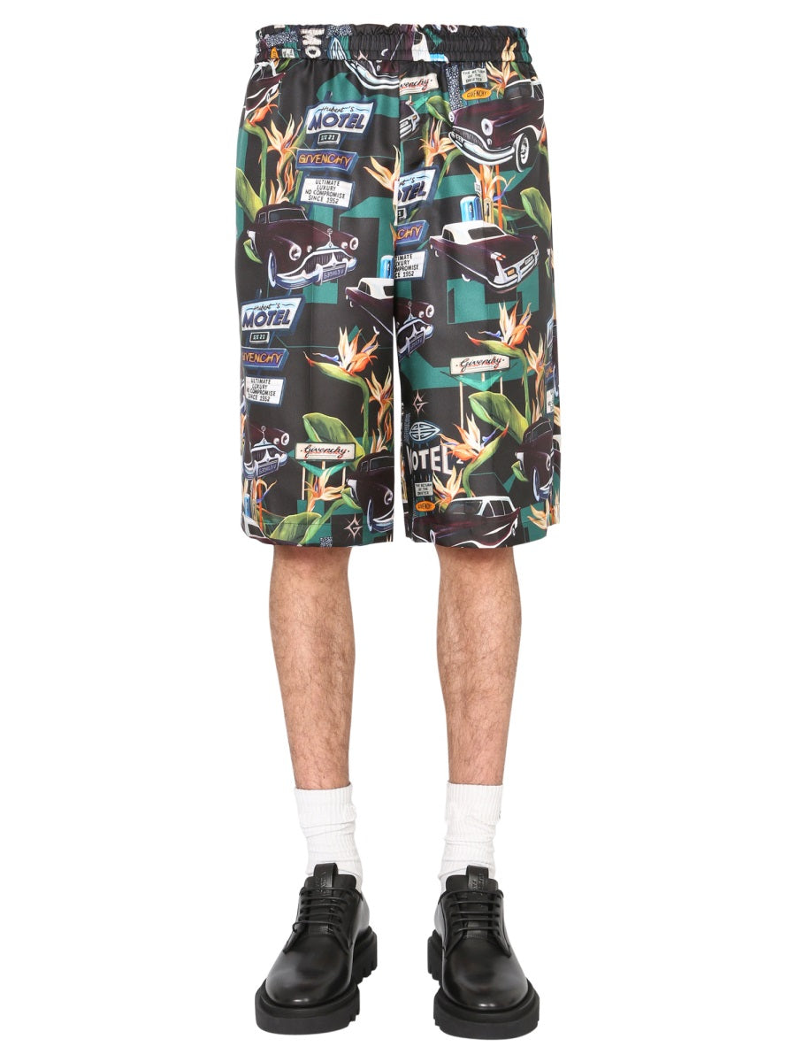 Givenchy Men Silk Bermuda GIVENCHY
