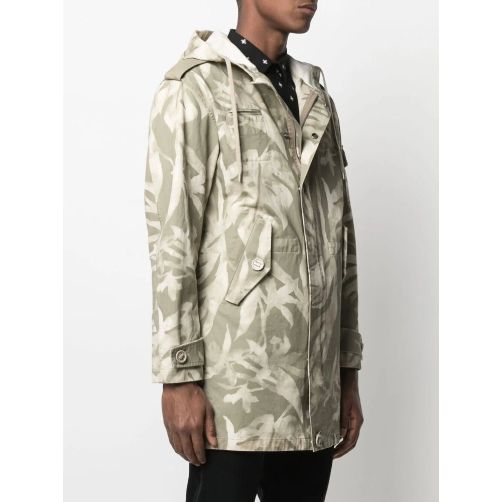 Saint Laurent Green Coats - Parkas Men SAINT LAURENT
