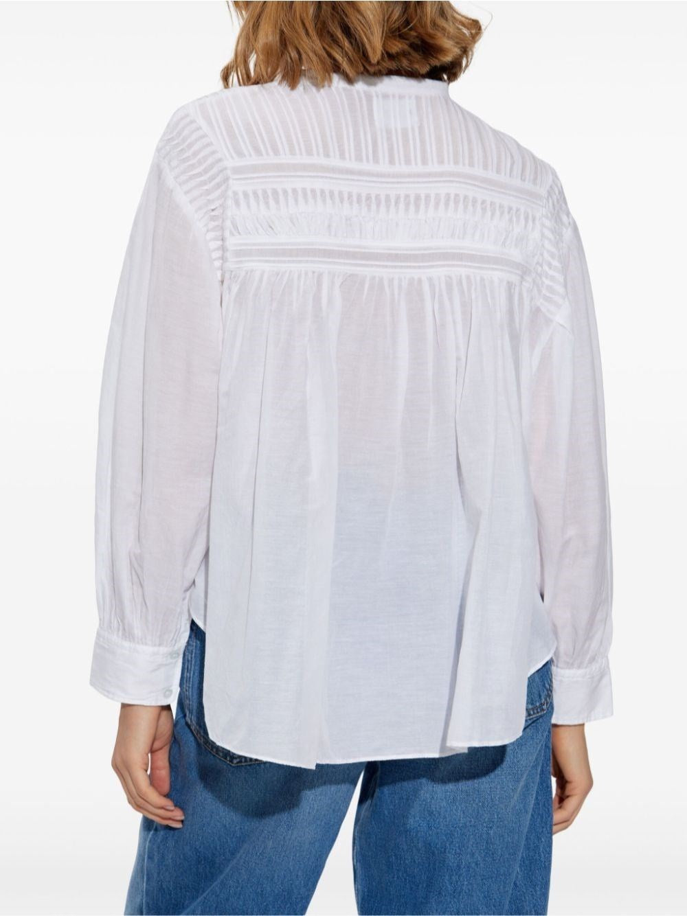 Marant Etoile Women "Plalia" Silk Voile Blouse ISABEL MARANT ETOILE