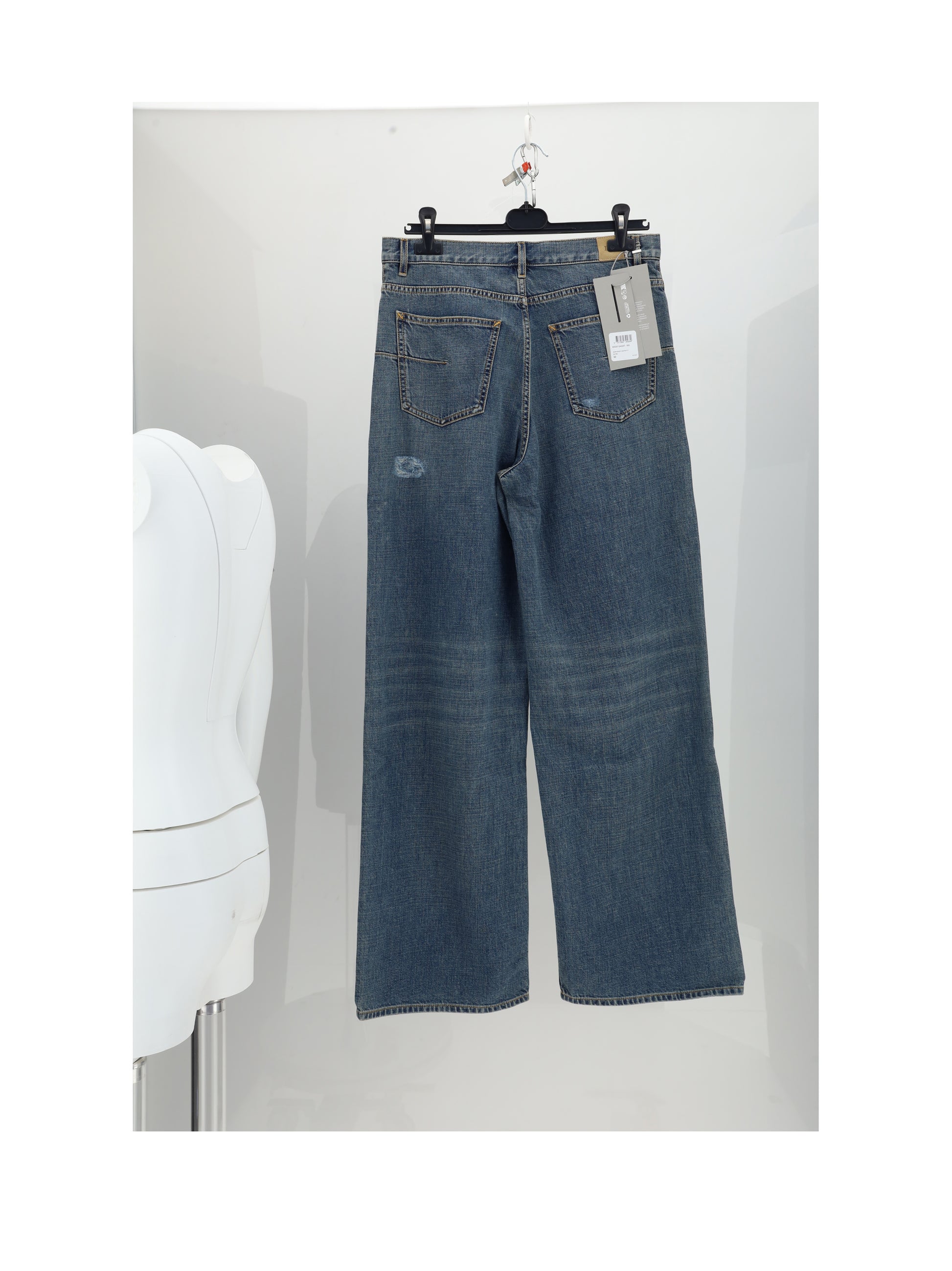 Dior Homme Men Denim Destroyed Pant CHRISTIAN DIOR