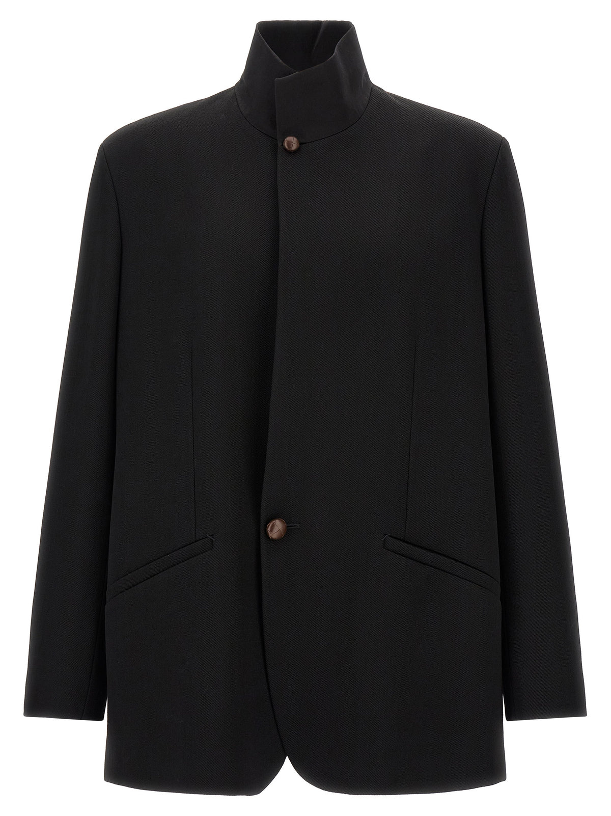Zegna Men Wool Blazer With Buttons ZEGNA