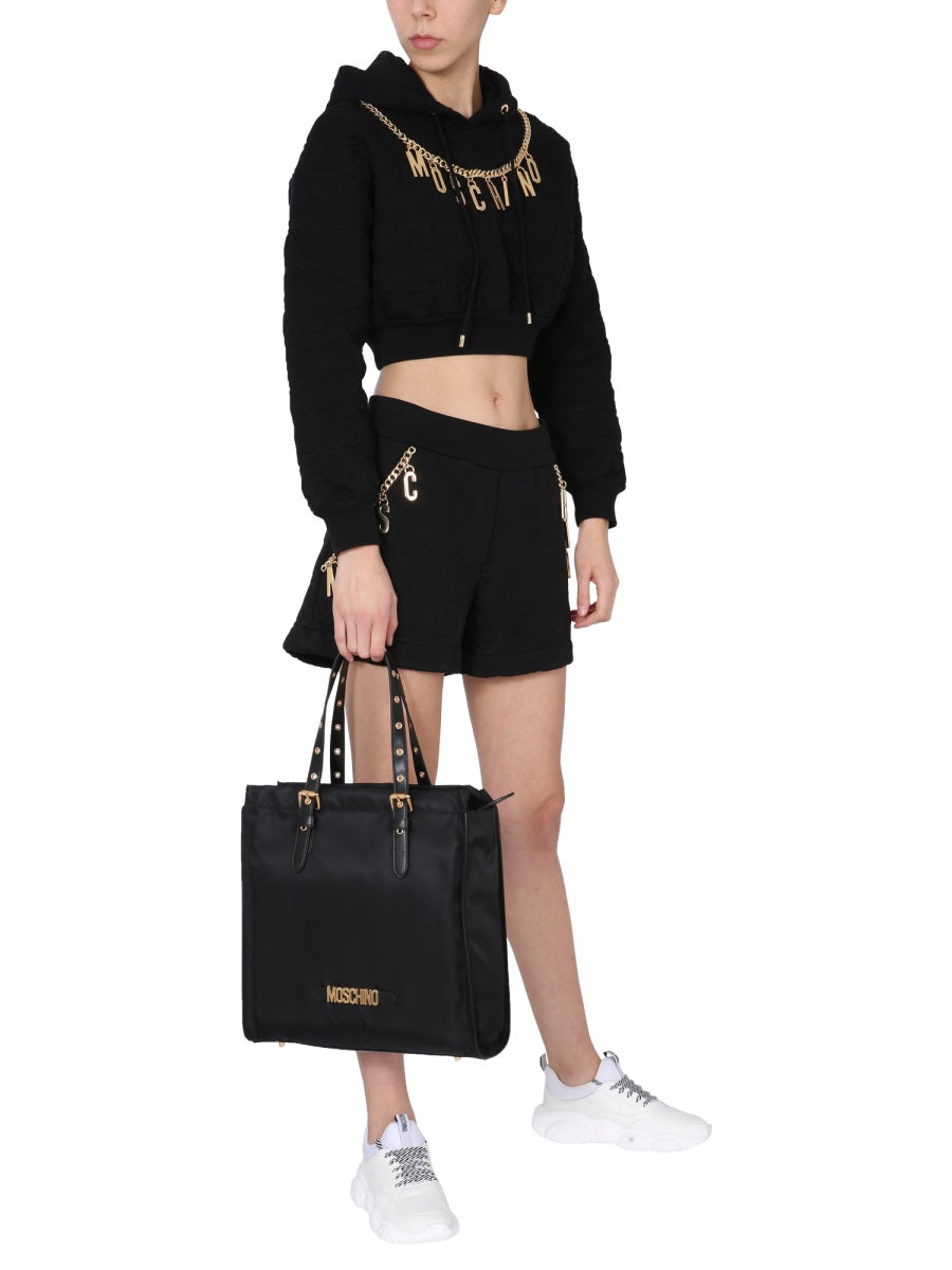 Moschino Women Smile Quilted Bermuda MOSCHINO