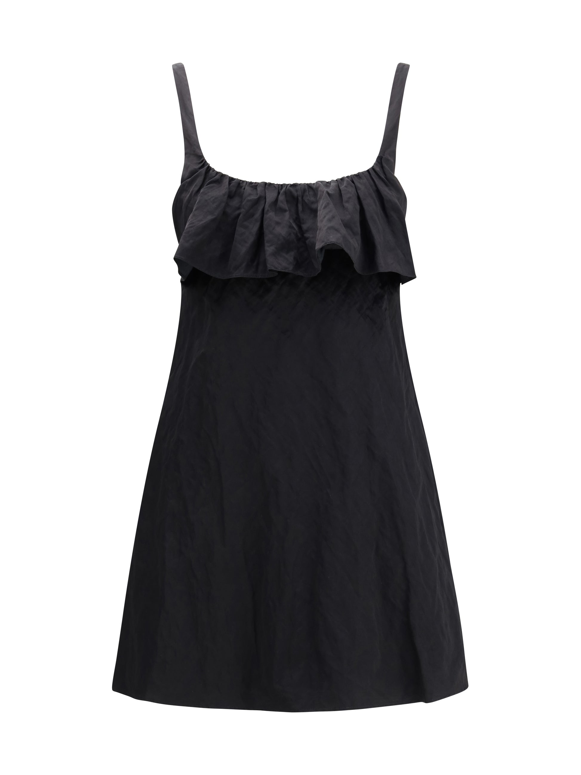 Chloé Women Mini Dress In Washed Technical Satin CHLOE