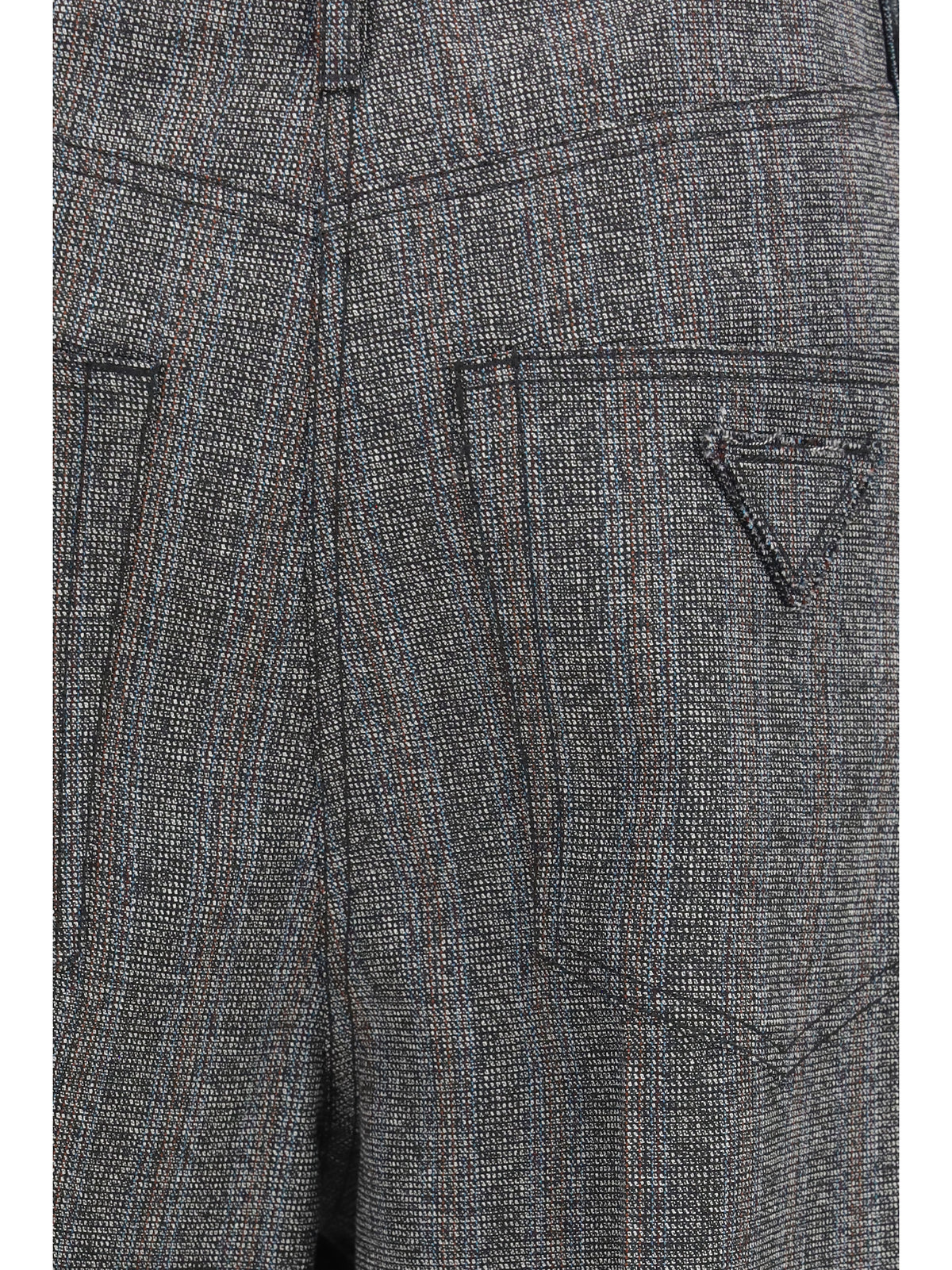 Prada Women Mouliné Wool Pants PRADA