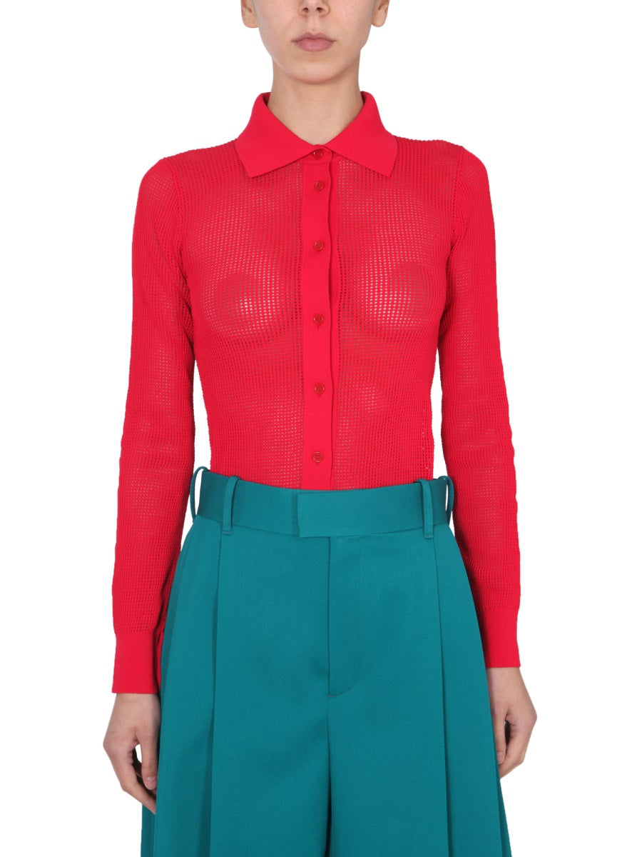 Bottega Veneta Women Mesh Cardigan BOTTEGA VENETA