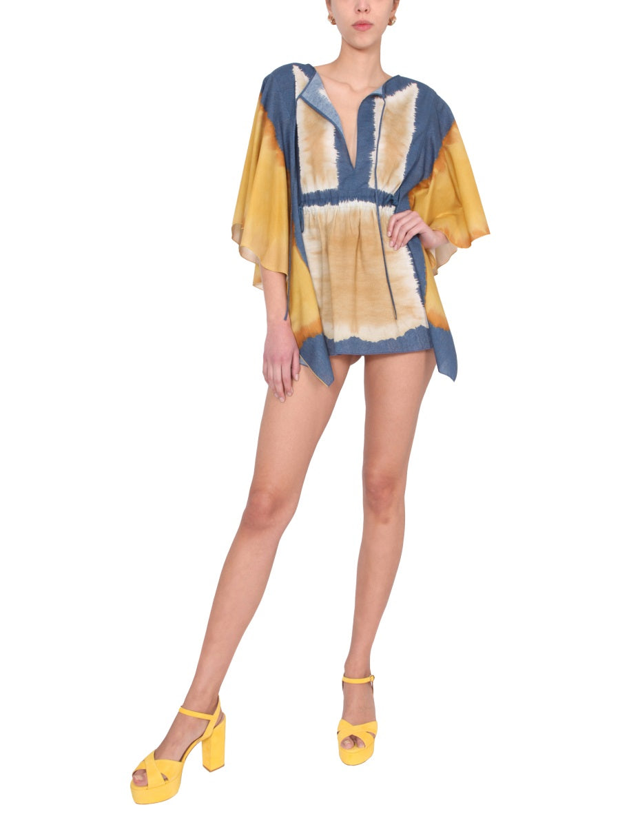 Alberta Ferretti Women Tie Dye Print Caftan ALBERTA FERRETTI