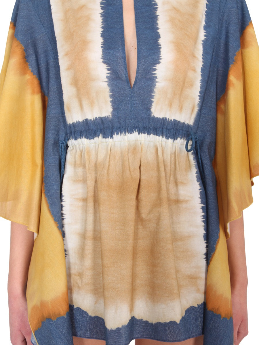 Alberta Ferretti Women Tie Dye Print Caftan ALBERTA FERRETTI