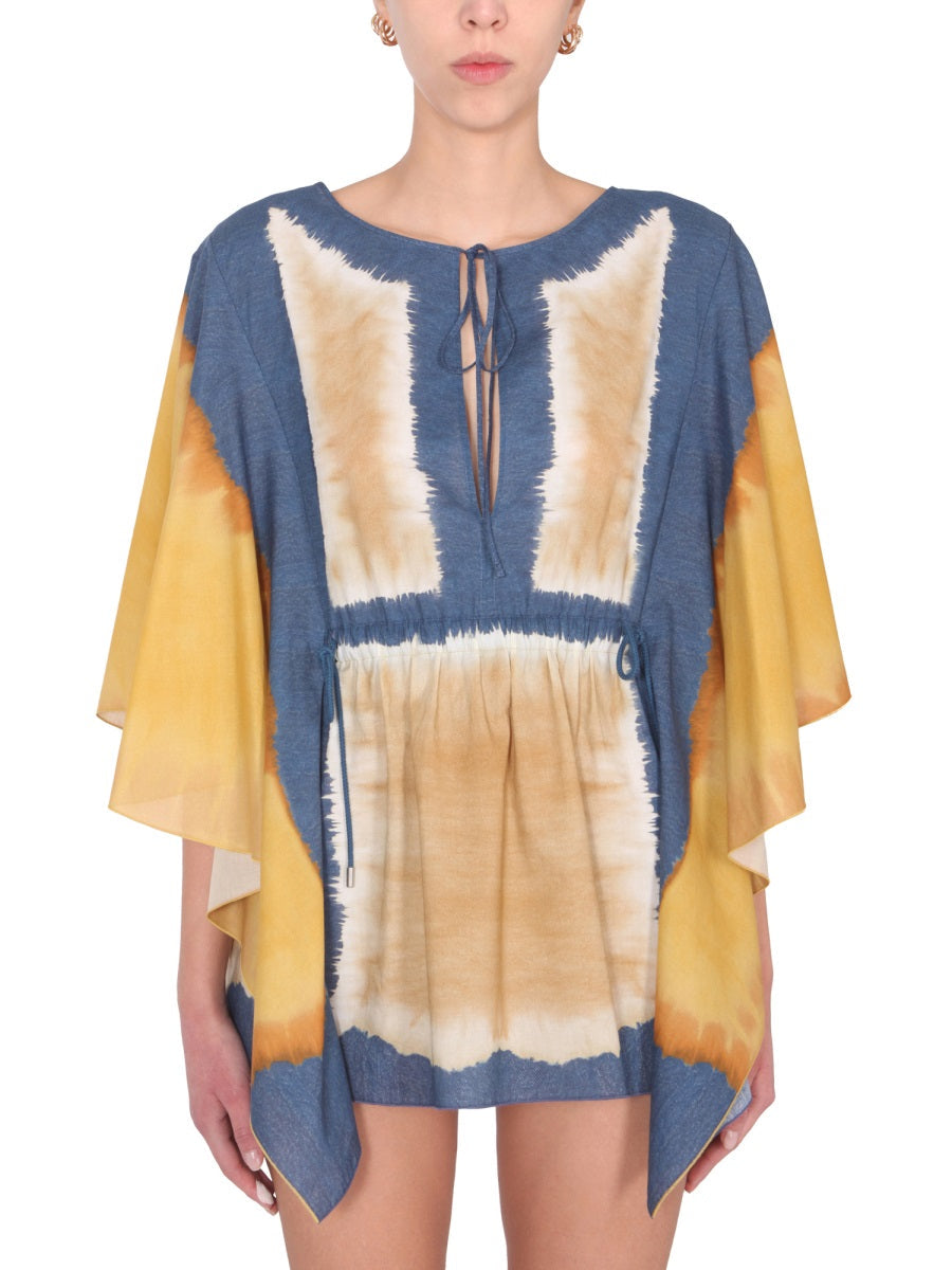 Alberta Ferretti Women Tie Dye Print Caftan ALBERTA FERRETTI