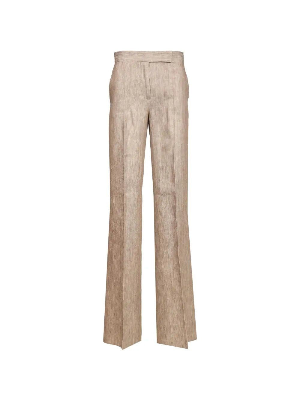 Max Mara Women Chevron Linen Batavia Trousers MAX MARA