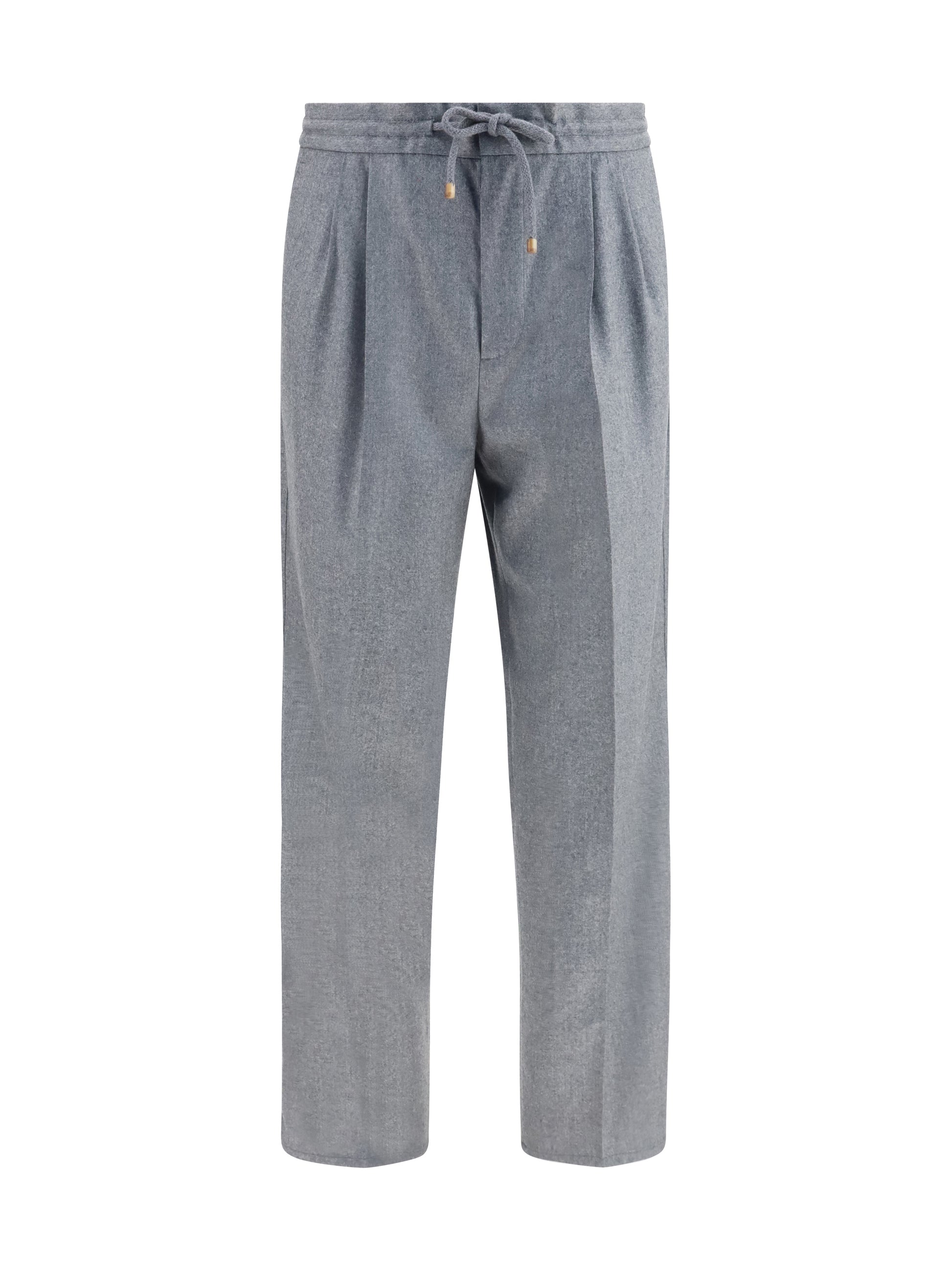 Brunello Cucinelli Men Virgin Wool Pants BRUNELLO CUCINELLI