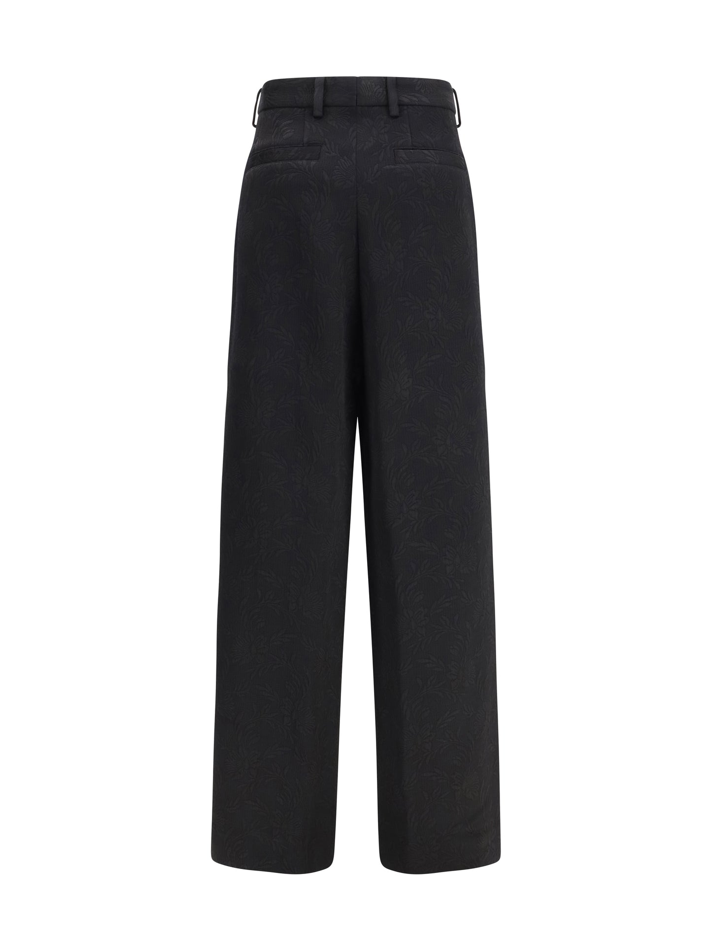 Dries Van Noten Women Wide-Leg Pants With All-Over Jacquard Pattern DRIES VAN NOTEN