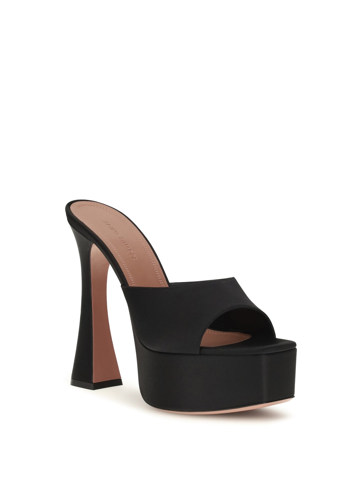 Amina Muaddi Women Dalida Satin Sandals AMINA MUADDI