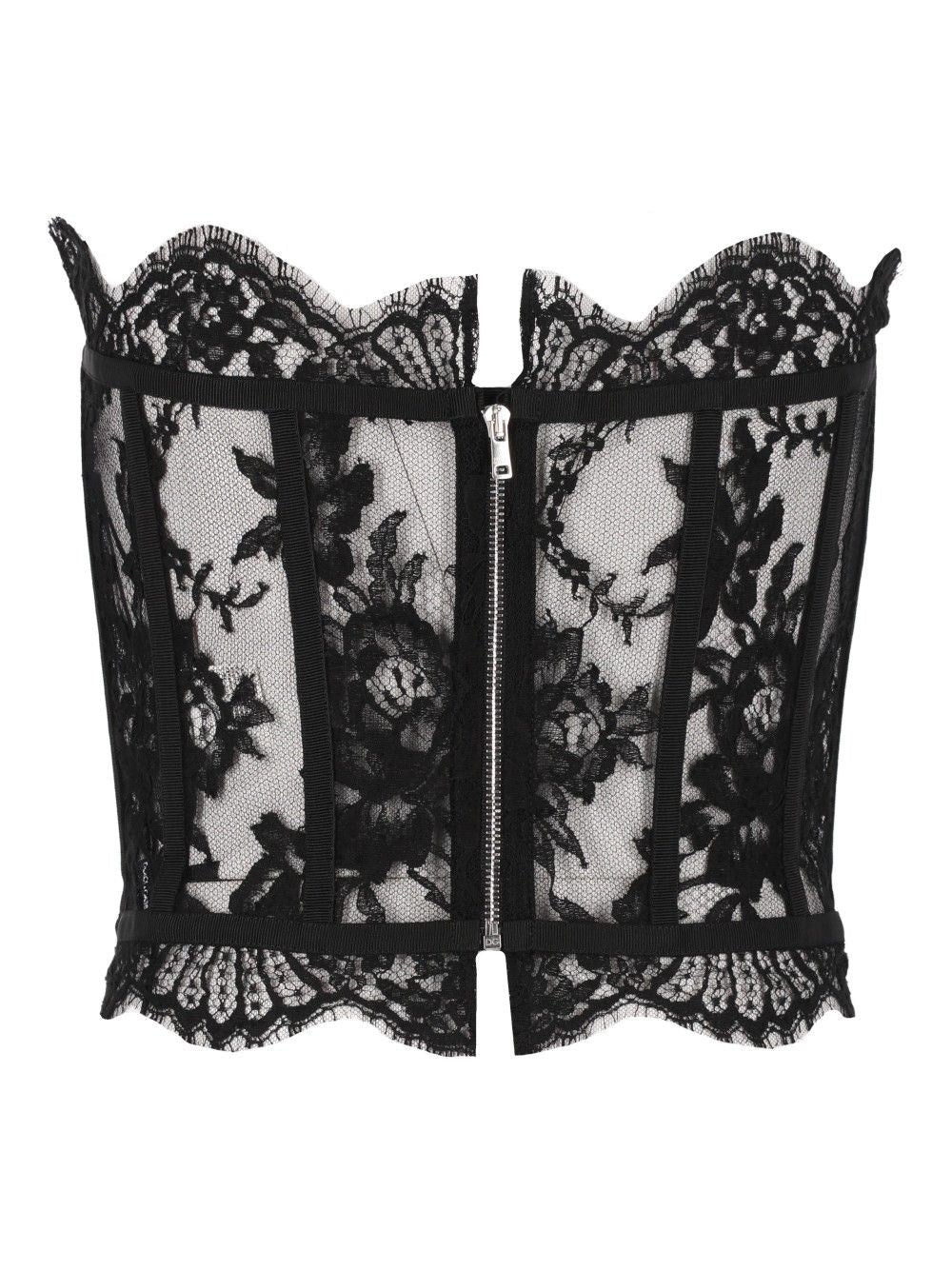 Dolce & Gabbana Women Chantilly Lace Bustier DOLCE & GABBANA