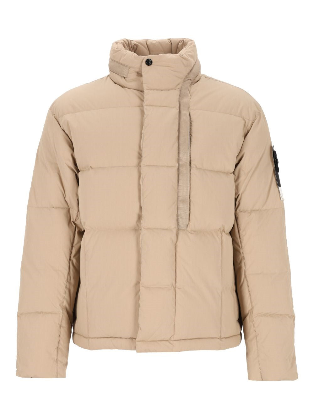 Stone Island Men Quilted Down Jacket With Hood STONE ISLAND