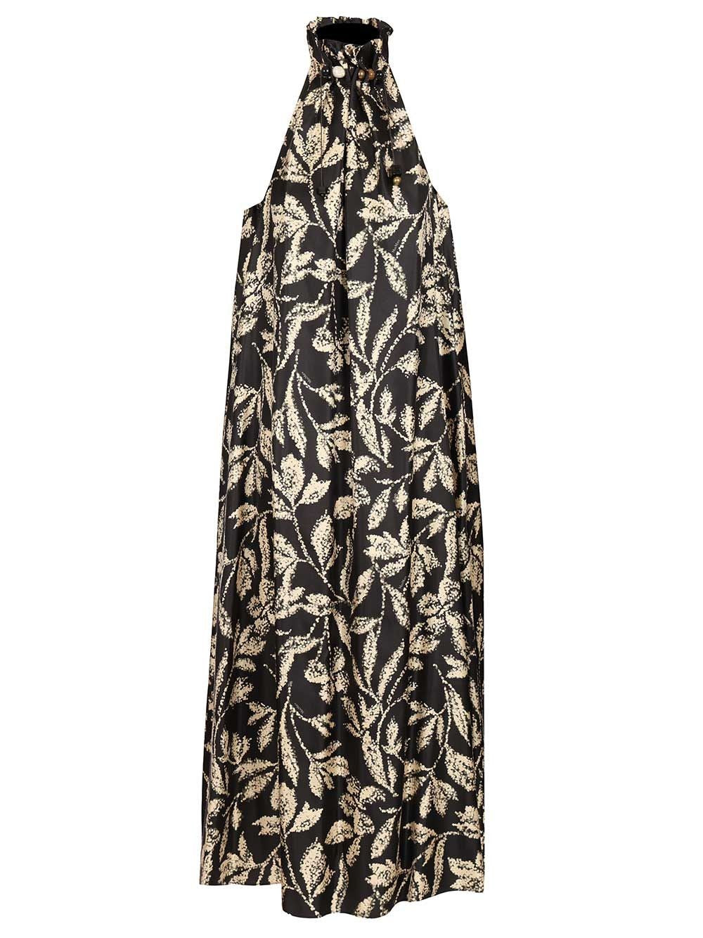 Max Mara Women Printed Silk Twill Dress MAX MARA
