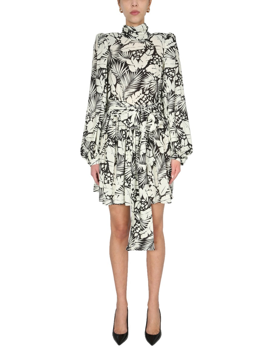 Saint Laurent Women Mini Dress With Band SAINT LAURENT