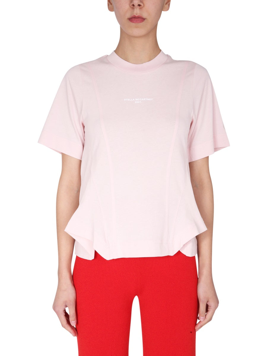 Stella Mccartney Women T-Shirt With Logo Print STELLA MCCARTNEY