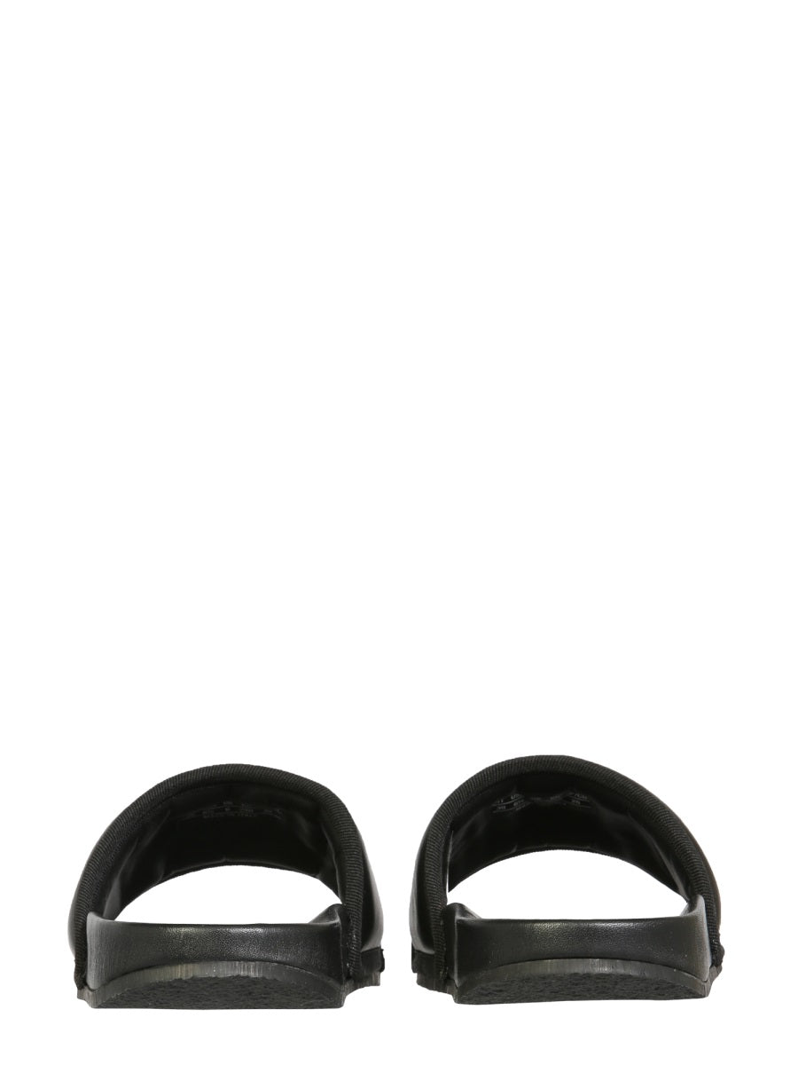 Ambush Women Leather Slide Sandals AMBUSH