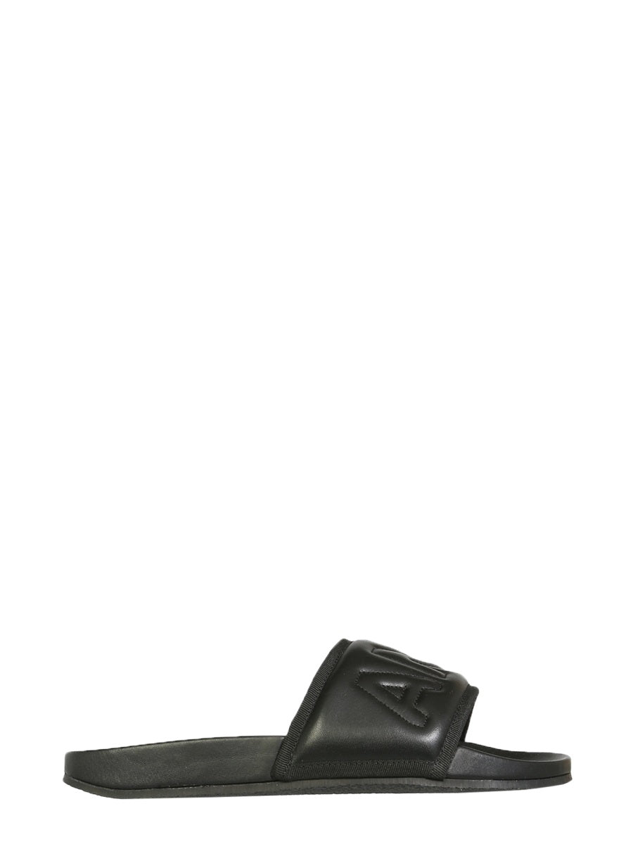 Ambush Men Leather Slide Sandals AMBUSH
