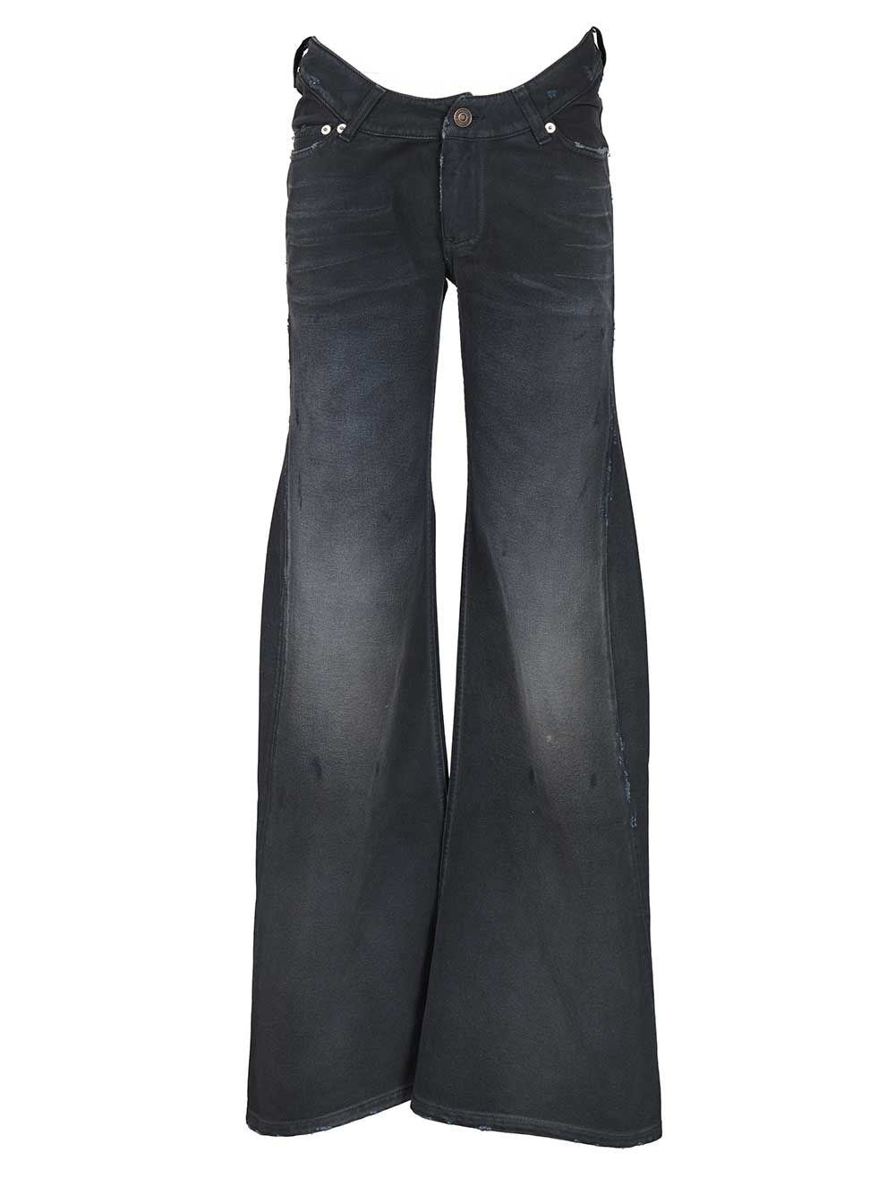 Balenciaga Women Curved Waist Pants BALENCIAGA