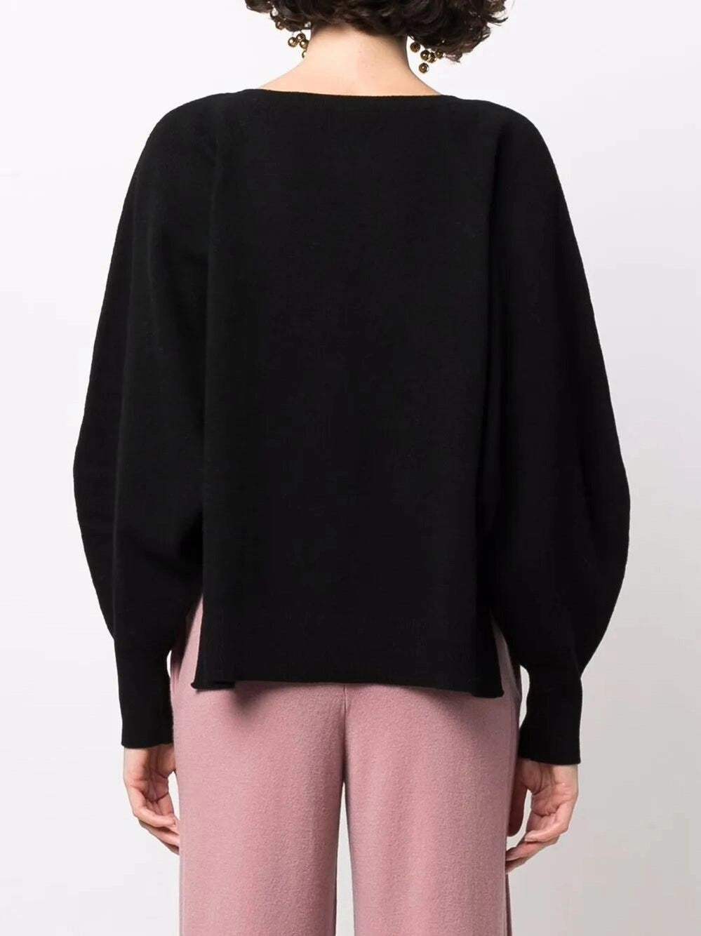 Alberta Ferretti Women V-Neck Ruffled Sweater ALBERTA FERRETTI