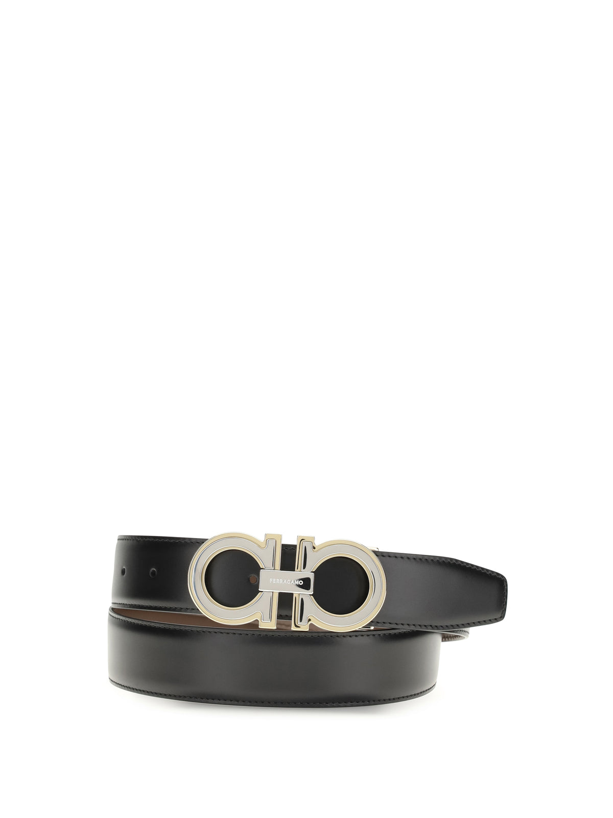 Ferragamo Men Reversible And Adjustable Gancini Belt FERRAGAMO