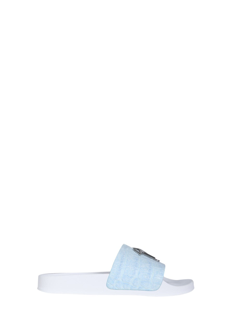 Giuseppe Zanotti Women Slide Sandals With Logo GIUSEPPE ZANOTTI
