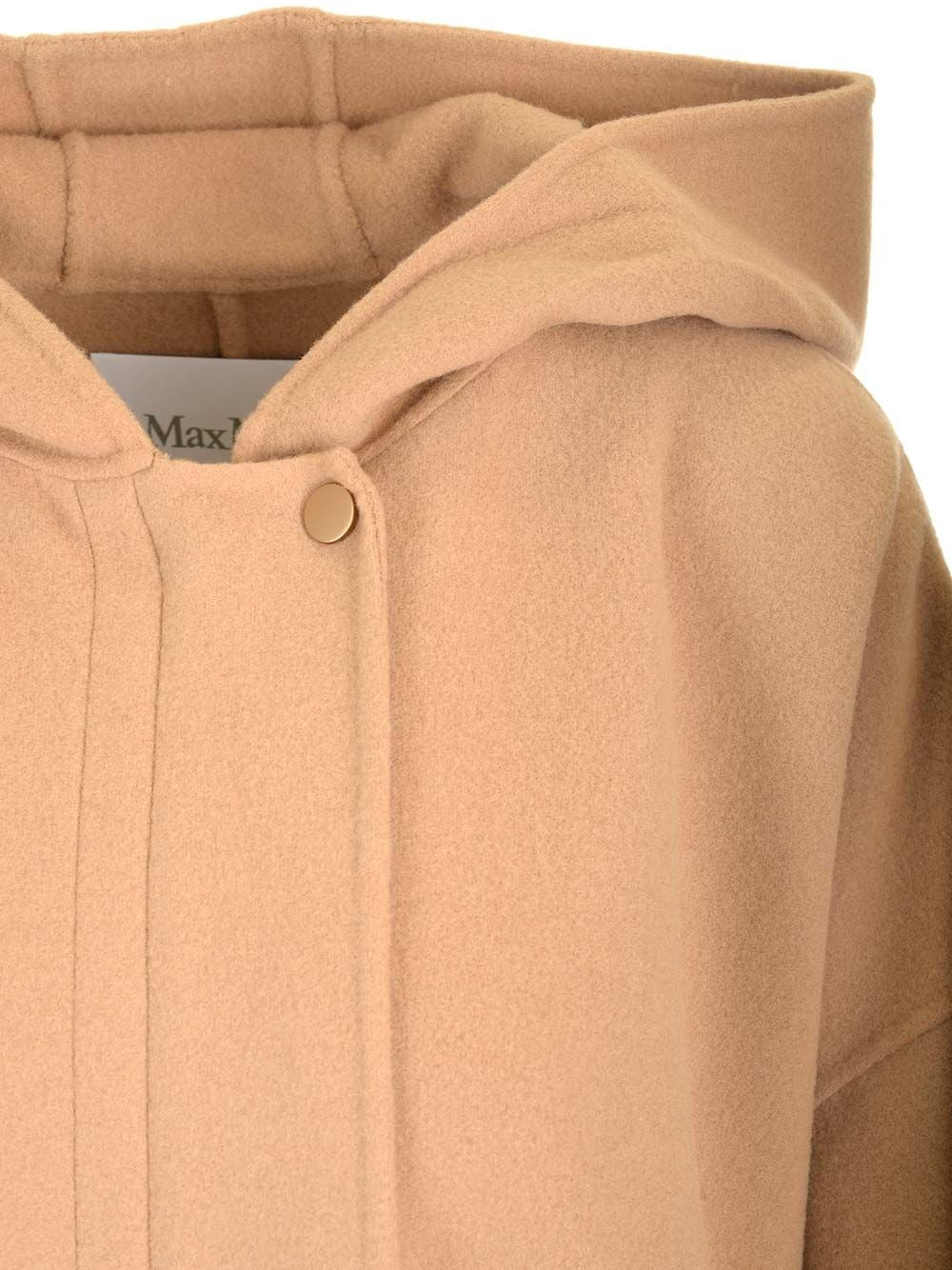 Max Mara Women Wool And Cashmere Blend "Miele" Coat MAX MARA