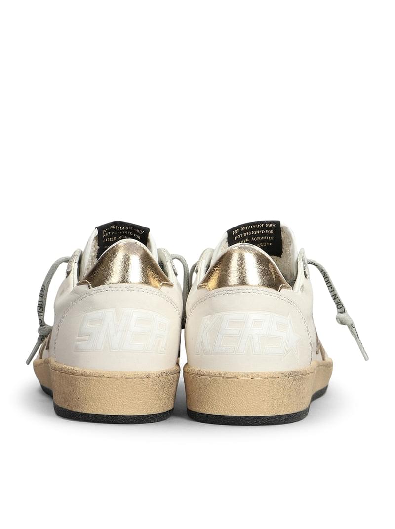 Golden Goose Deluxe Brand Women Ball-Star Sneakers With Golden Star And Tab On The Heel GOLDEN GOOSE