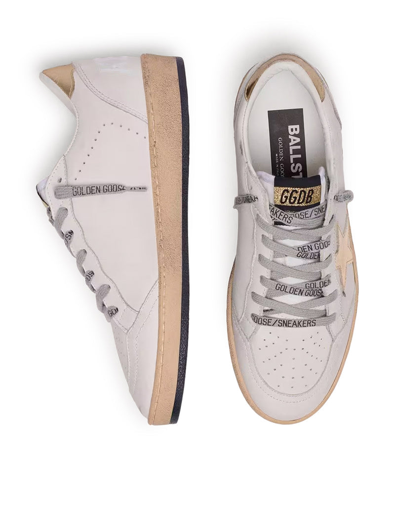 Golden Goose Deluxe Brand Women Ball-Star Sneakers With Golden Star And Tab On The Heel GOLDEN GOOSE