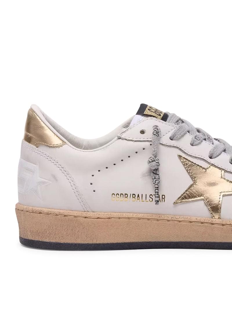 Golden Goose Deluxe Brand Women Ball-Star Sneakers With Golden Star And Tab On The Heel GOLDEN GOOSE