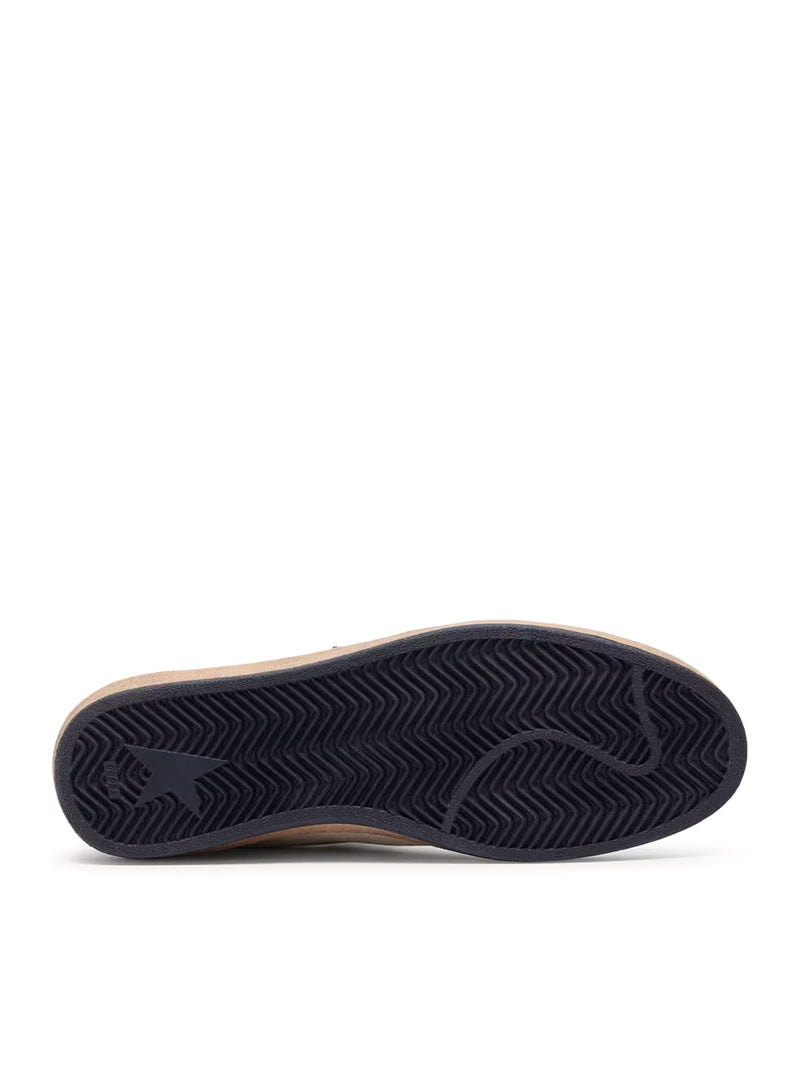 Golden Goose Deluxe Brand Men Ball-Star Sneakers In White Nappa With Black Star GOLDEN GOOSE
