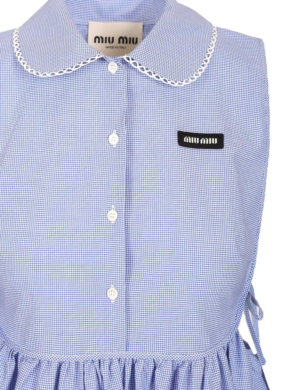 Miu Miu Women Dress In Poplin MIU MIU