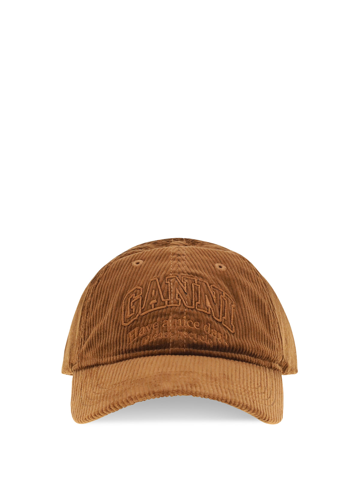 Ganni Women Corduroy Cap GANNI