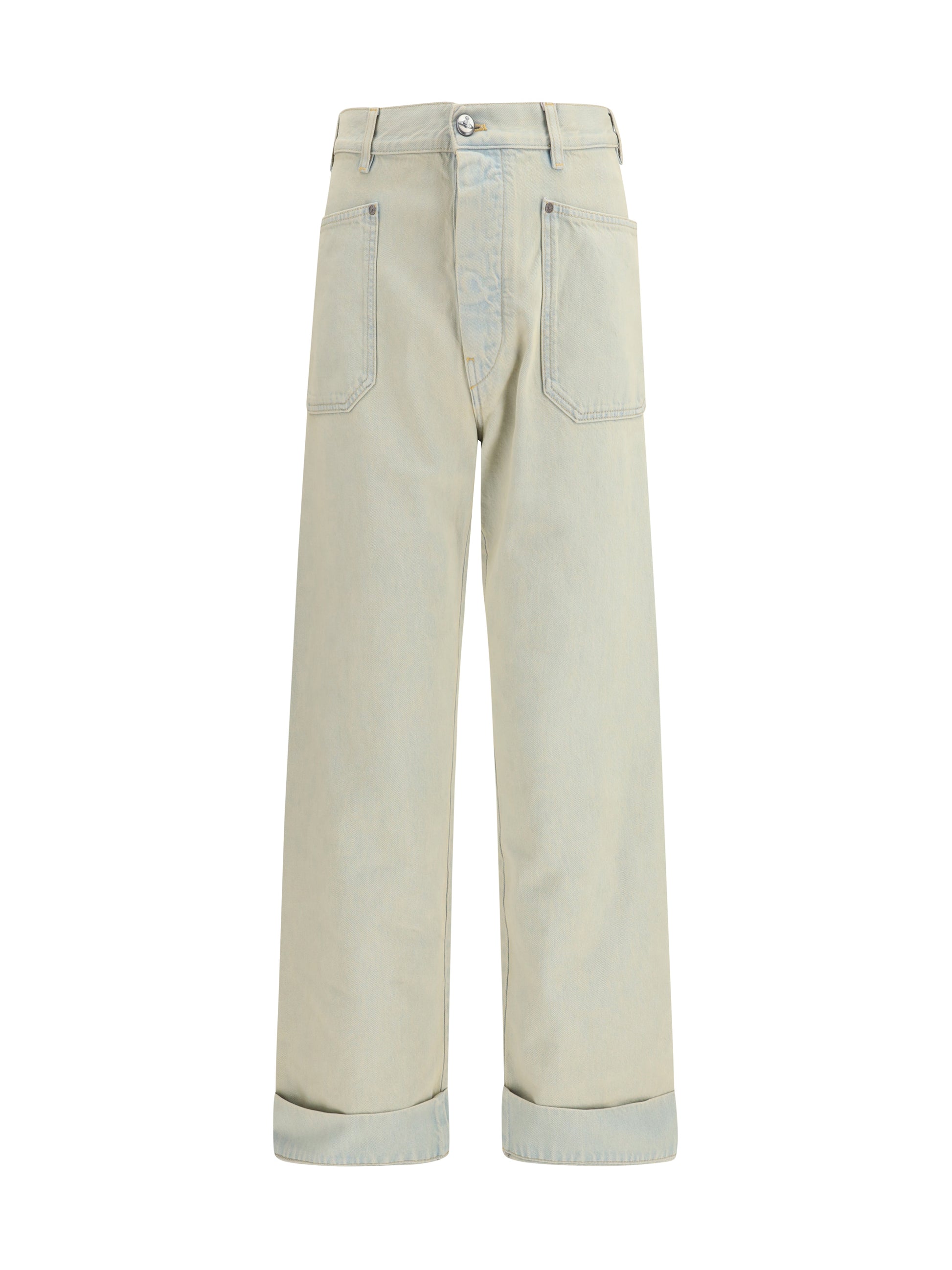Vivienne Westwood Men Jeans In Cotton With Patch Pockets VIVIENNE WESTWOOD