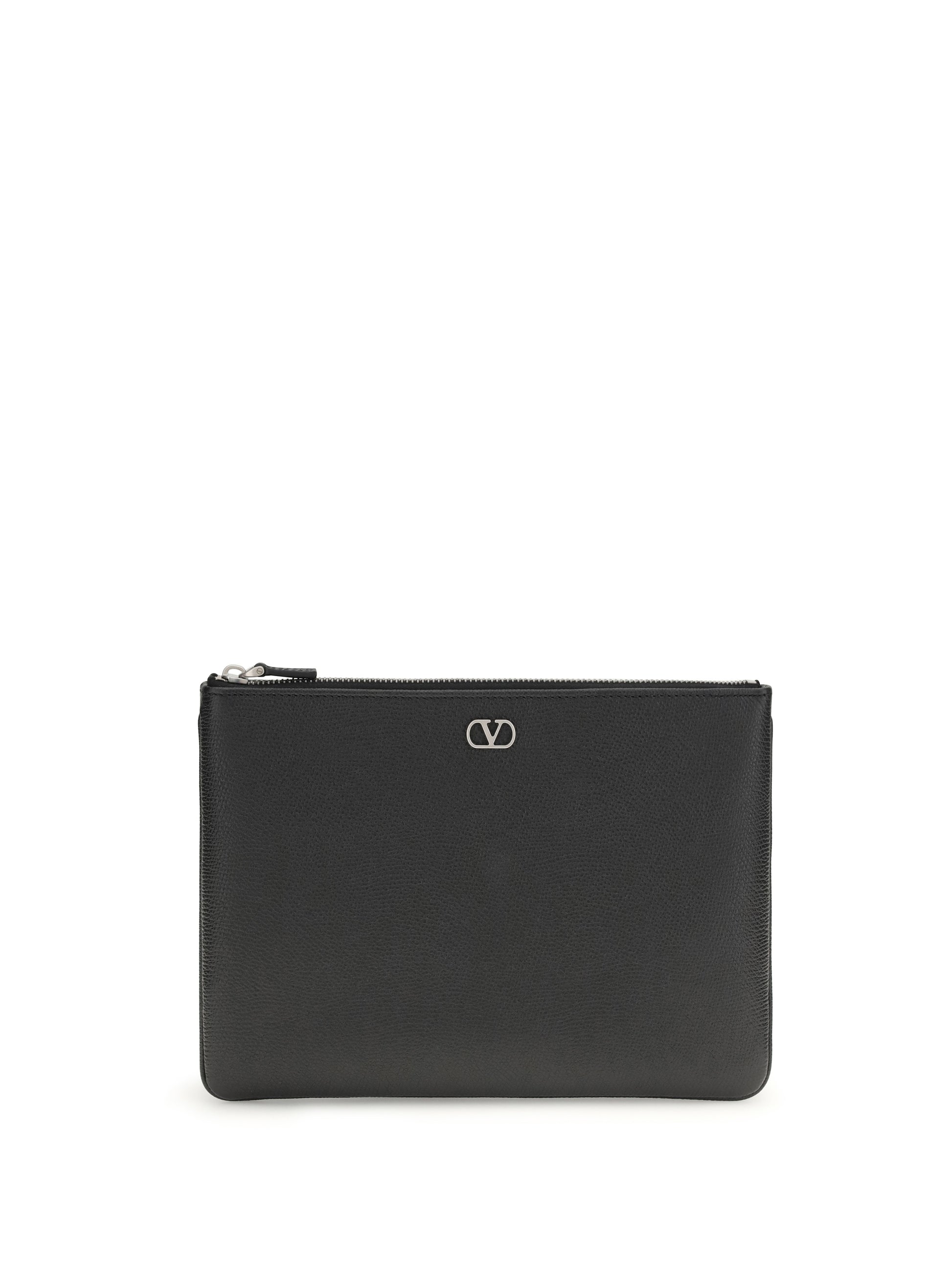 Valentino Garavani Men Leather Pouch VALENTINO GARAVANI