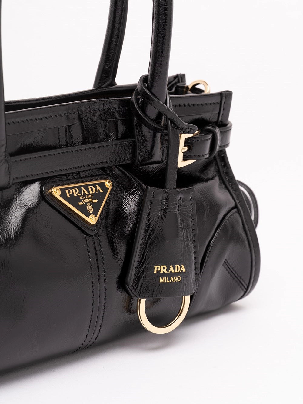 Prada Women Prada Bonnie Mini Leather Bag PRADA