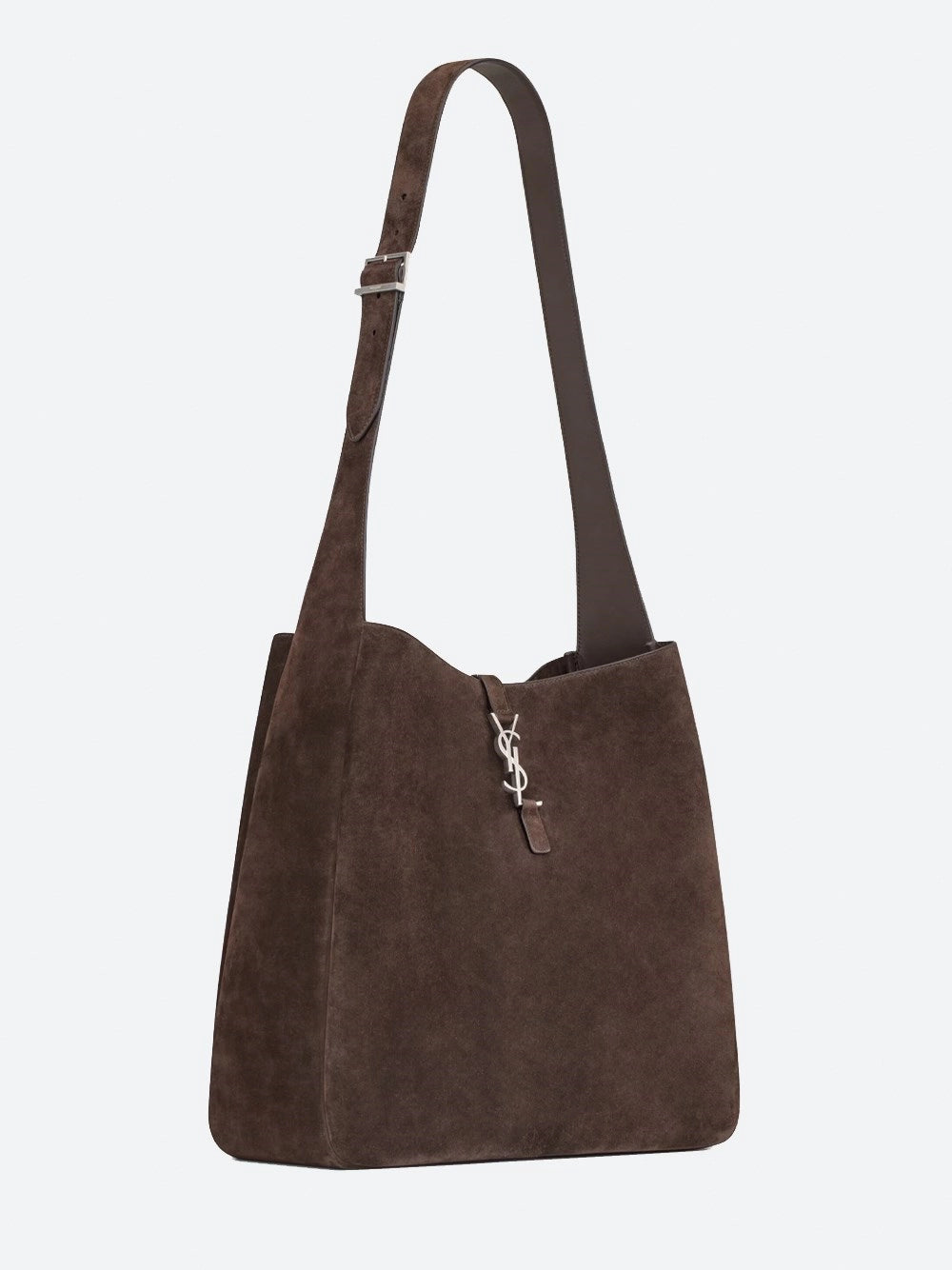 Saint Laurent Men Le 5 A 7 Maxi Hobo In Suede
