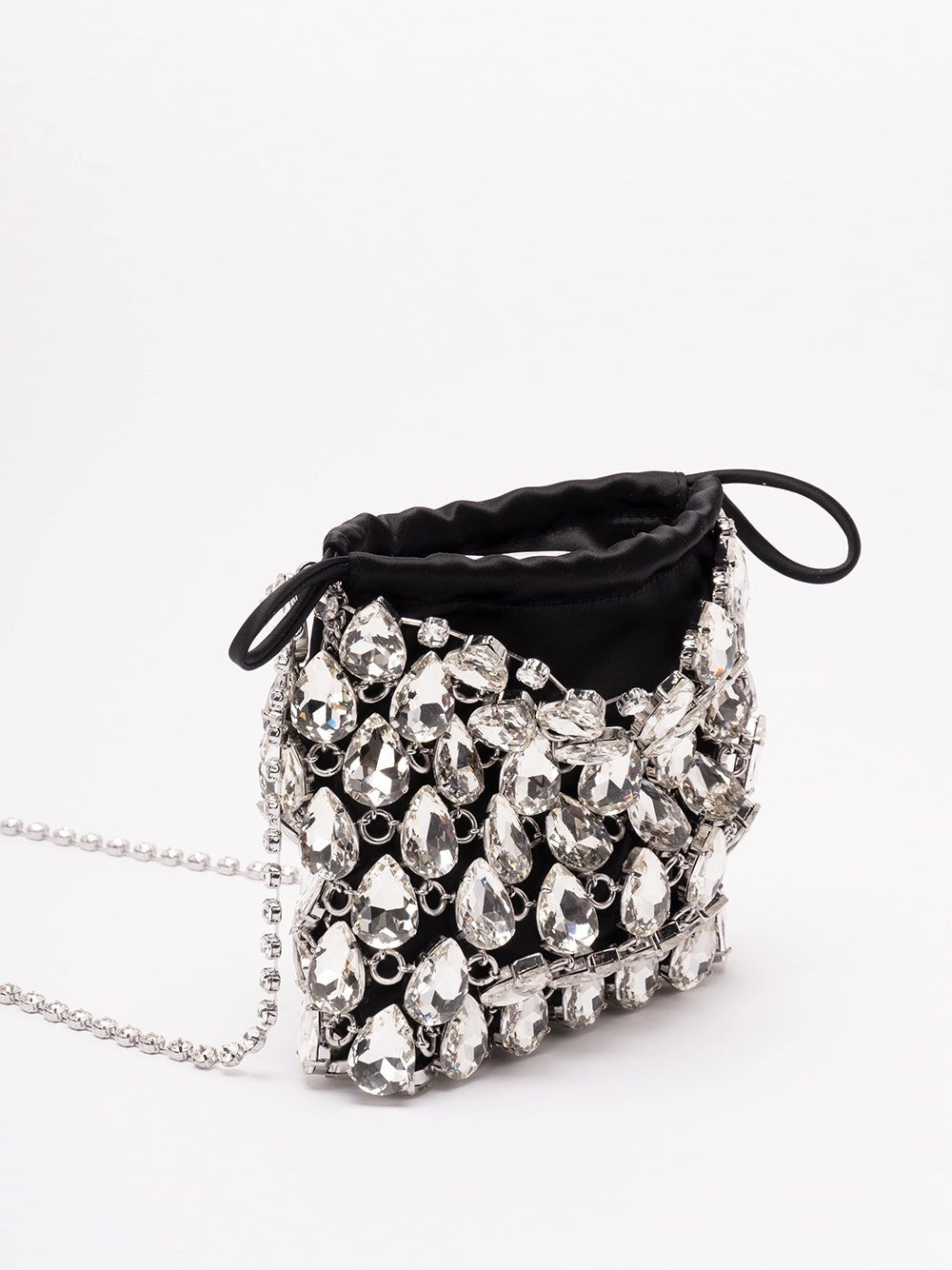 Self-Portrait Women Crystal Chainmail Mini Bag SELF-PORTRAIT