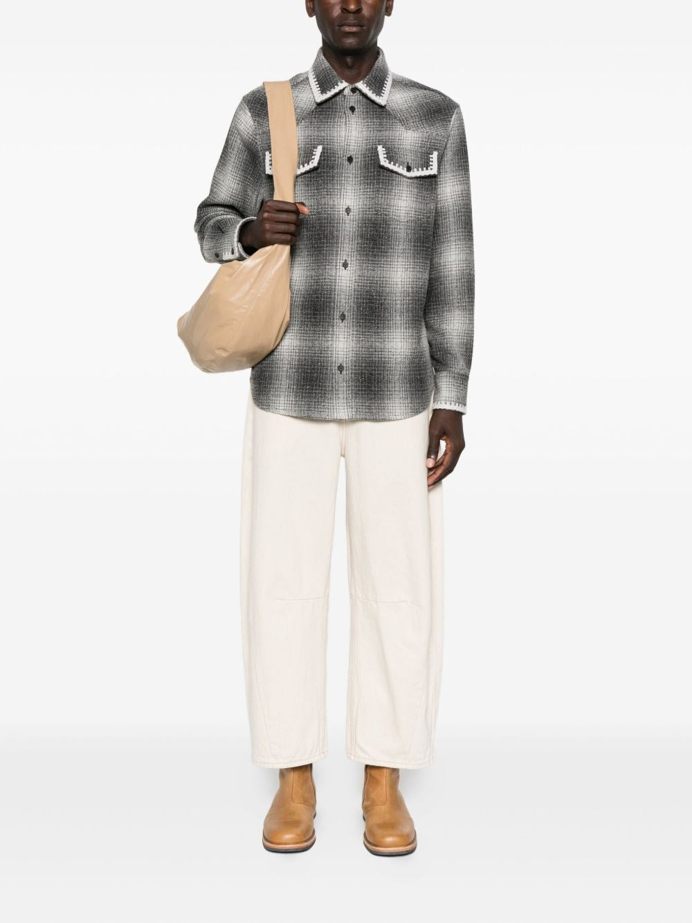 Golden Goose Men Flannel Shirt GOLDEN GOOSE