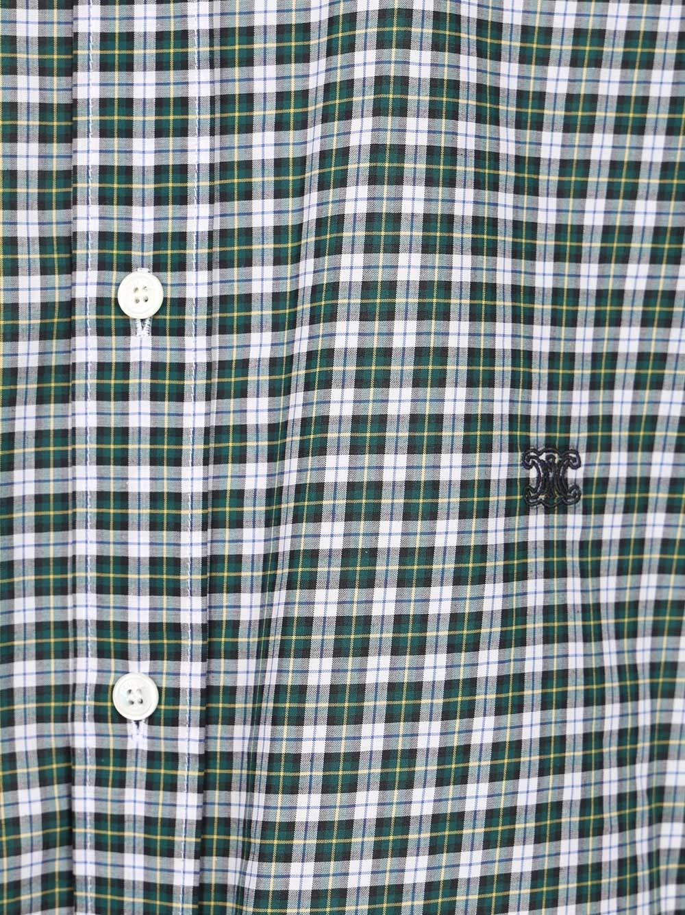 Celine Men Wide Tartan Shirt CELINE